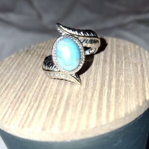 Elegant Silver and Turquoise Ring